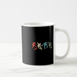 Caneca De Café Presente Retro de Skate para Skateboard