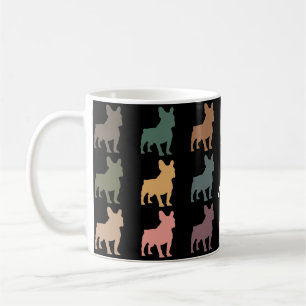 Caneca De Café Presente Retro para Amante de Bulldog Francês Vint