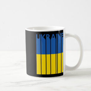 Caneca De Café Presente Retro Ucraniano Lembrança vintage Bandeir