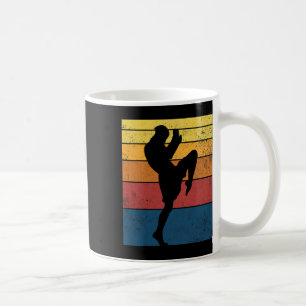 Caneca De Café Presente Retro Vintage Muay Thai Kickboxing _1