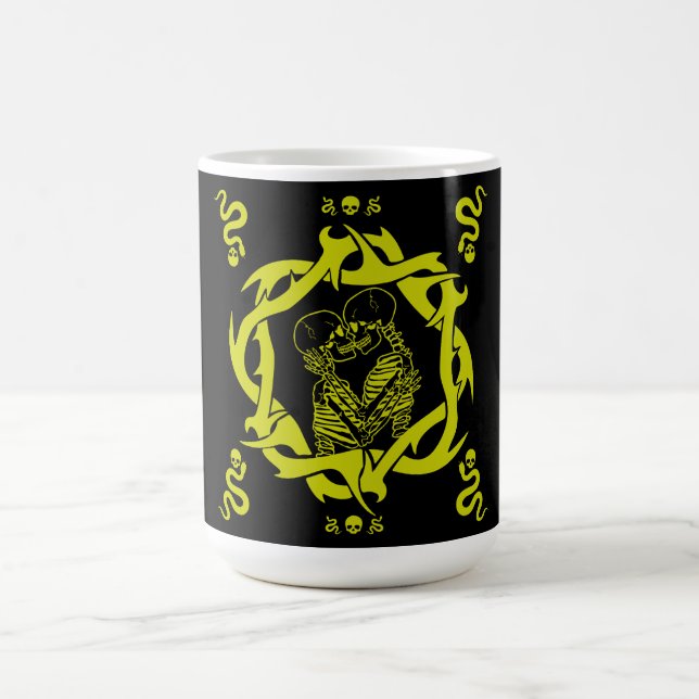 Caneca De Café Presente Romântico gótico Escuro (Centro)