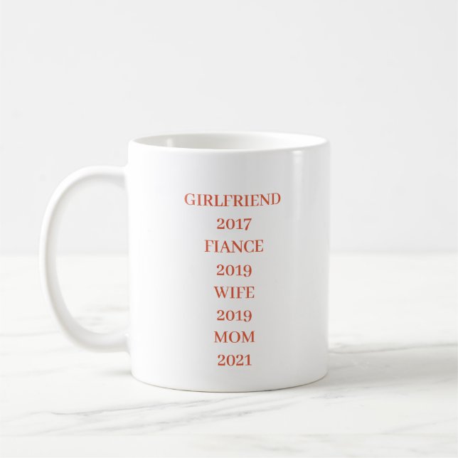 CANECA DE CAFÉ PRESENTE SIMPLES ELEGANTE MODERNO PERSONALIZADO PA (Esquerda)