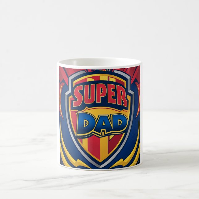Caneca De Café Presente Super Pai (Centro)