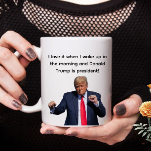 Caneca De Café Presente Trump 45-47 Melhor