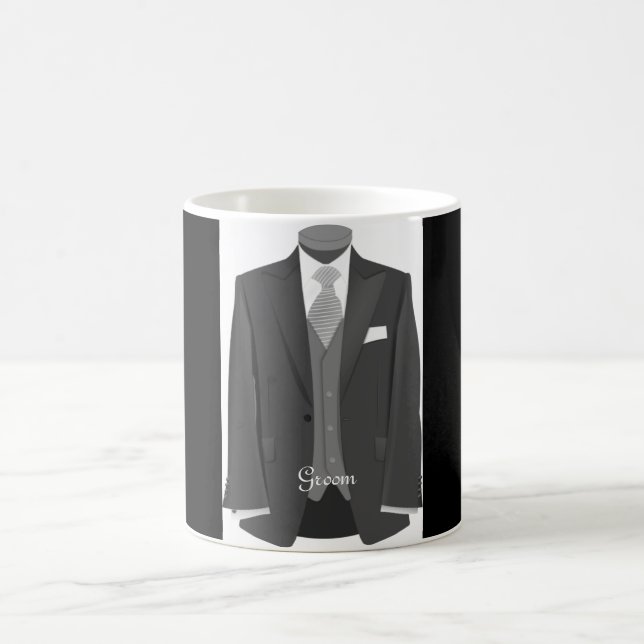 Caneca De Café Presente Tuxedo Groom Mug Casado (Centro)