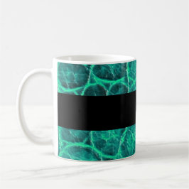 Caneca De Café Presente verde do impressão do jacaré da melhor
