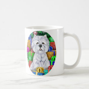 Caneca De Café Presentes Abertos de Natal no Oeste