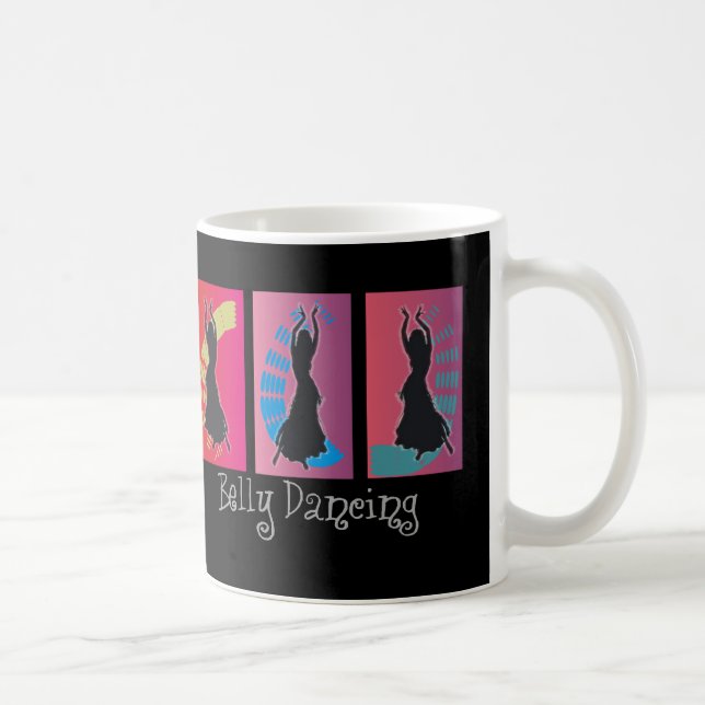 Caneca De Café Presentes da arte da dança de barriga (Direita)