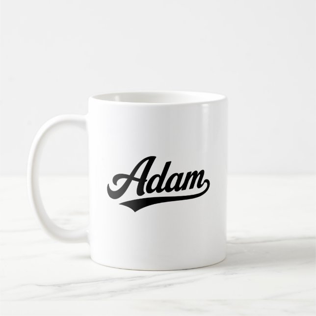 Caneca De Café Presentes da família do último nome de Adam (Esquerda)