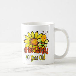 Caneca De Café Presentes de aniversário de 40 anos