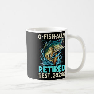 Caneca De Café Presentes de Aposentadoria Engraçados Pesca Oficia