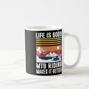 Caneca De Café Presentes De Bicicleta De Montanha Para Homens Mul
