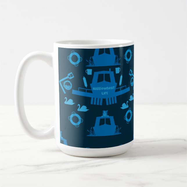 Caneca De Café Presentes de British Narrowboat (Esquerda)