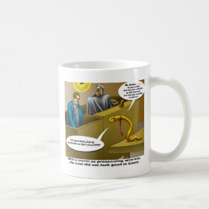 Caneca De Café Presentes de Cartoon Engraçados do Julgamento de L