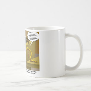 Caneca De Café Presentes de Cartoon Engraçados do Julgamento de L