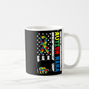Caneca De Café Presentes de Conscientização sobre Autismo da Famí