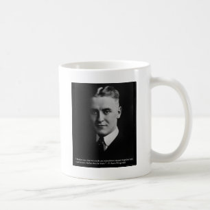 Caneca De Café Presentes de Duas Almas de F Scott Fitzgerald, Cam