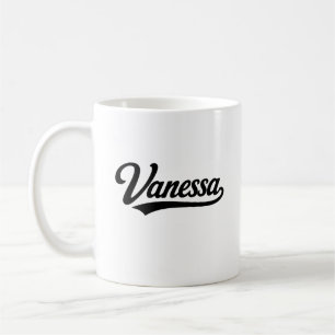 Caneca De Café Presentes de família por último nome de Vanessa