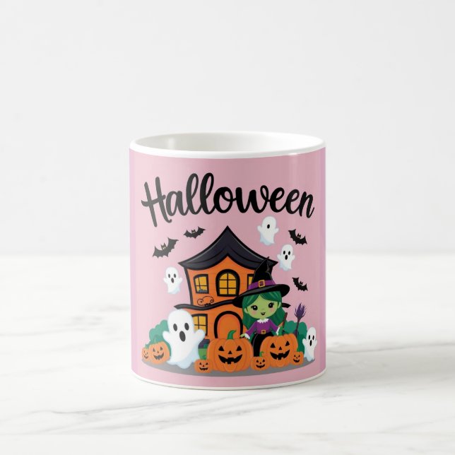 Caneca De Café Presentes de Halloween personalizados para amigos  (Centro)