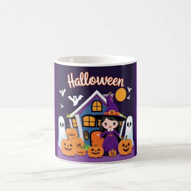 Caneca De Café Presentes de Halloween personalizados para amigos  (Centro)