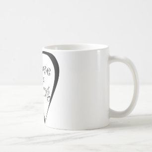 Caneca De Café Presentes de inquietação da paciência do amor d