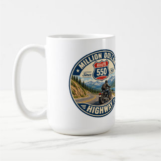 Caneca De Café Presentes de motocicleta da Million Dollar Highway