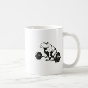 Caneca De Café Presentes de musculação Capivara Levantamento de p