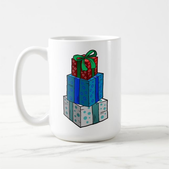 Caneca De Café Presentes de Natal (Esquerda)