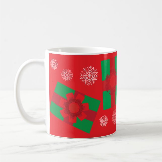 Caneca De Café Presentes de Natal (Esquerda)