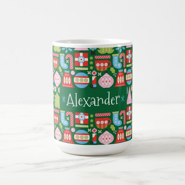 Caneca De Café Presentes de Natal Personalizados (Centro)