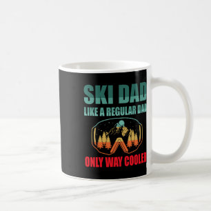 Caneca De Café Presentes de Neve de Esqui Vintage Retro Para Esqu