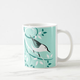Caneca De Café Presentes de Nuthatch Brancos