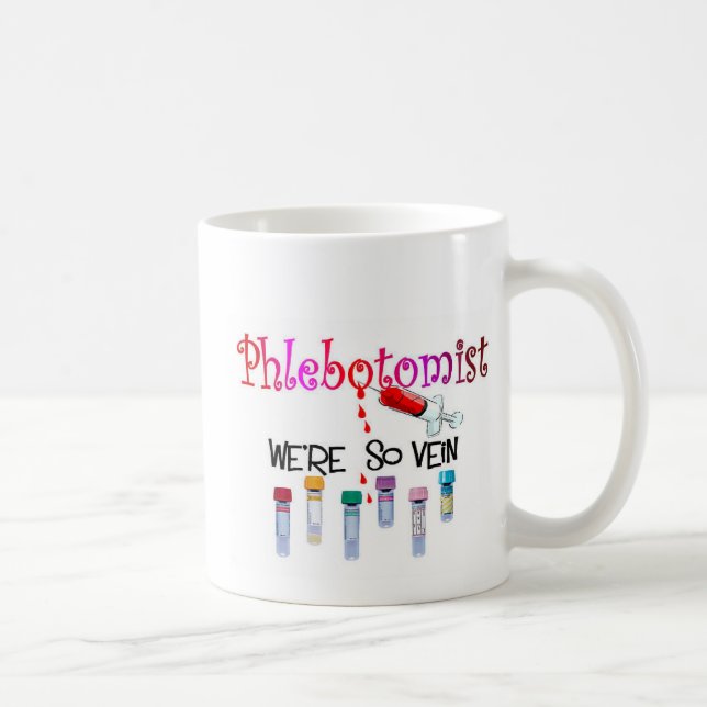Caneca De Café Presentes de Phlebotomist (Direita)