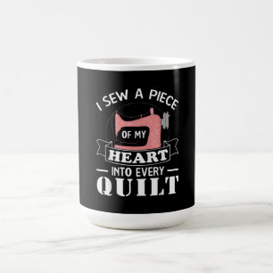 Caneca De Café Presentes de Quilters Engraçados