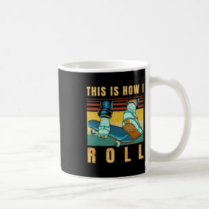 Caneca De Café Presentes de Skateboard - Skater - É assim que eu