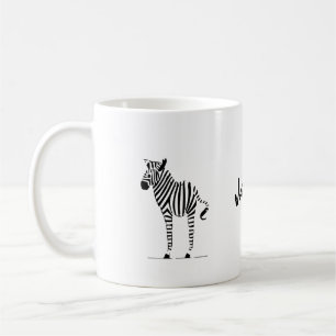 Caneca De Café Presentes de Zebra Lovers
