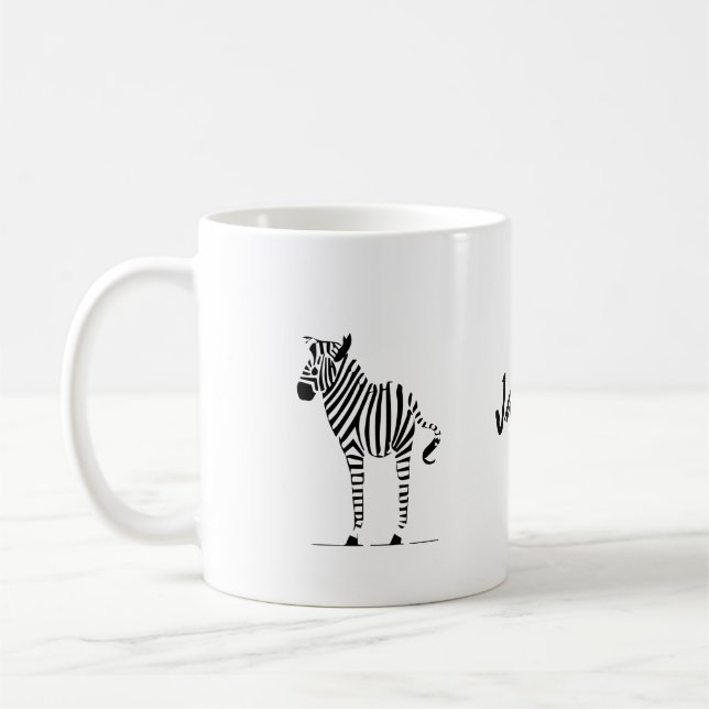 Caneca De Café Presentes de Zebra Lovers (Esquerda)