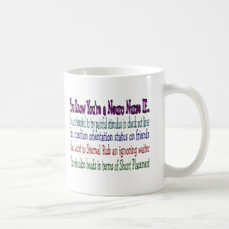 Caneca De Café Presentes divertidos da enfermeira da neurologia,