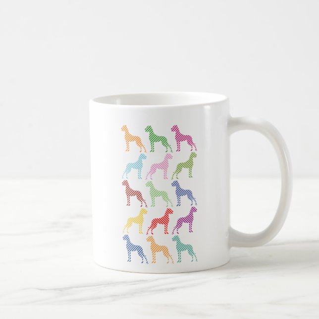 Caneca De Café Presentes do Grande Dinamarquês (Direita)