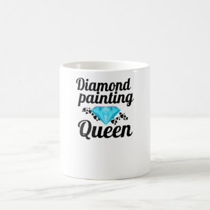 Caneca De Café Presentes do Lover de Pintura em Diamond  Pincel d