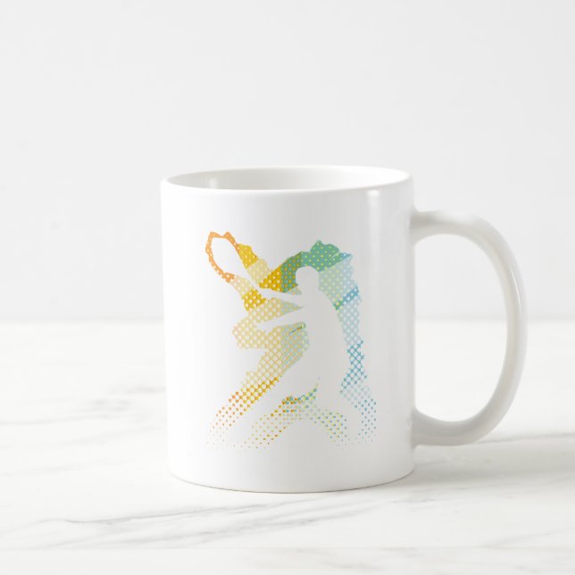 Caneca De Café Presentes do tênis para jogadores de ténis e fãs (Direita)