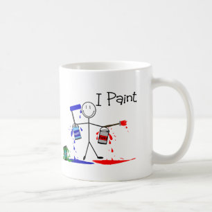 Caneca De Café Presentes dos pintores "eu pinto" pessoas do