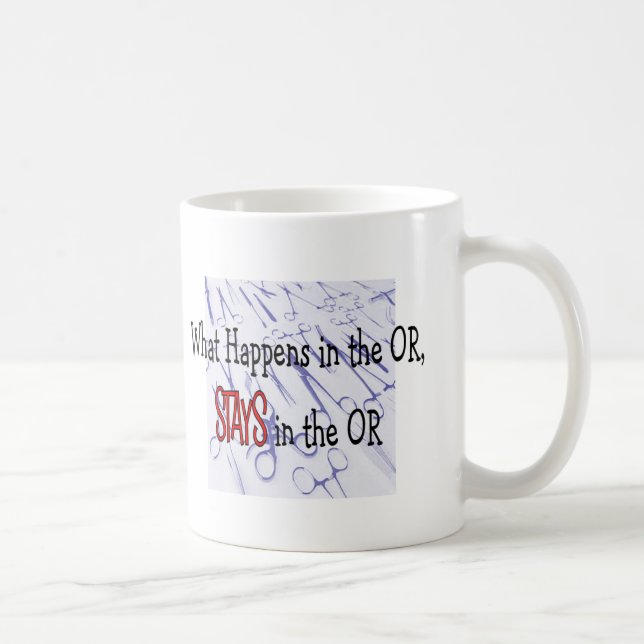 Caneca De Café Presentes dos profissionais da cirurgia (Direita)
