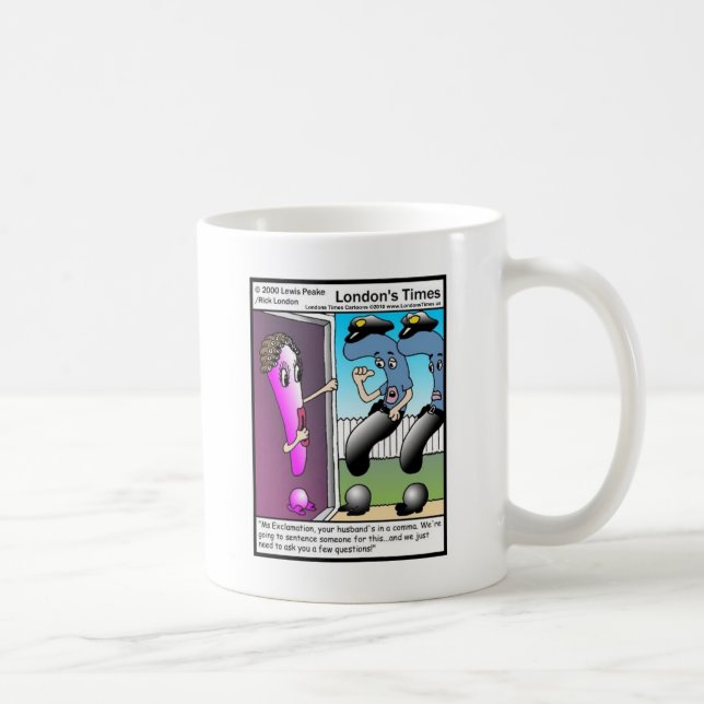 Caneca De Café Presentes e Camisetas de Desenhos Animados Engraça (Direita)