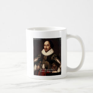 Caneca De Café Presentes e Cartões com Citação de Shakespeare "Le