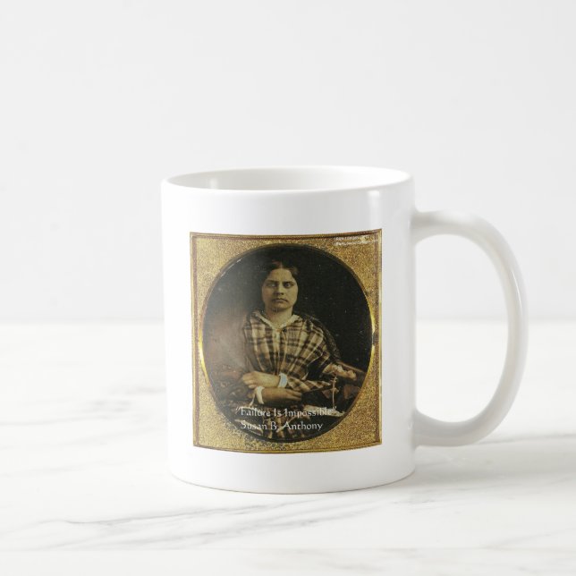 Caneca De Café Presentes e Cartões com Citações de Susan B Anthon (Direita)