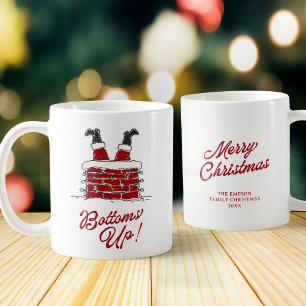 Caneca De Café Presentes e Cozinha de Férias Divertidos Santa Bot