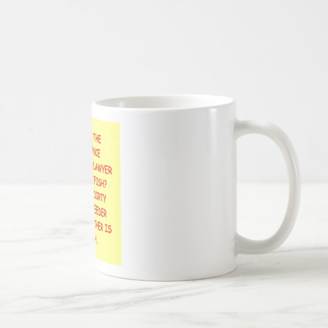 Caneca De Café presentes e t-shirt da piada do advogado (Direita)