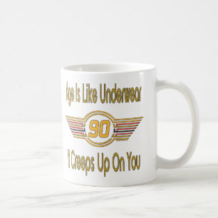 Caneca De Café Presentes engraçados de aniversário de 90. A ida