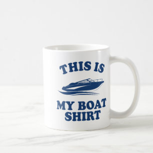 Caneca De Café Presentes Engraçados De Barco Para Homens Mulheres